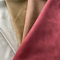 Tissu en micro-suède, velours 100% polyester, collé à la mousse pour siège de voiture/ canapé/ meubles