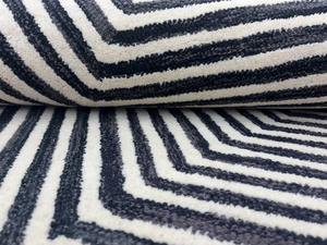 พรมลายเรขาคณิตสีดำขาวทันสมัย ทำมือ ซักได้ เป็นมิตรกับสิ่งแวดล้อม กันลื่น ดีไซน์หรูหรา สำหรับตกแต่งห้องนั่งเล่น ห้องนอน บ้าน และใช้สำหรับละหมาด - Product Image 5