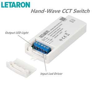 लेटारन Dc12/24v 5000म्मा 60/120w इन्फ्रारेड सेंसर डाइमिबल हैंड-वेव ccct स्विच एलईडी लाइट कंट्रोलर - Product Image 2