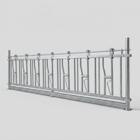 Enclos à bétail personnalisé de qualité supérieure, résistant aux UV, avec revêtement anti-coupure pour le cou des bovins, modèle Bull Slash Pillory Cow Bed