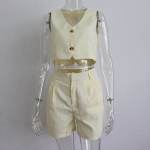 Conjunto de Dos Piezas de Ropa Casual para Mujer, Conjunto de Ropa Femenina, Conjunto Casual de Manga Corta y Pantalones Cortos para Mujer, a la Moda - Product Image 6