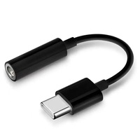 Nuevo Cable adaptador de Audio de 3,5mm para auriculares ABS tipo C conector auxiliar Dongle HiFi DAC para iPhone 15 Samsung contacto de cobre