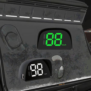 Pantalla de Velocímetro LED Blanca y Verde para Autos, GPS HUD Plug-and-Play, Fuente Grande Opcional, Pantallas Digitales para Autos - Product Image 3