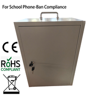 Casiers métalliques portables pour téléphones portables, 30, 32, 36 ou 38 emplacements, avec serrure à clé, stockage multi-appareils, personnalisable OEM