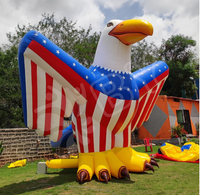 Ballon modèle d'aigle gonflable géant en forme d'animal d'affichage de défilé de haute qualité à vendre