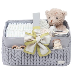Cesta de Viaje <span class=keywords><strong>para</strong></span> Bebés Recién Nacidos, Niños y Niñas, <span class=keywords><strong>para</strong></span> Pañales, Toallitas Húmedas, Bolsa de Almacenamiento, Regalos <span class=keywords><strong>para</strong></span> Baby Shower - Product Image 5