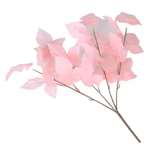 Pear blossom leaf manufacturers recommend selecting high-quality leaf materials for decoration at wedding ceremonies