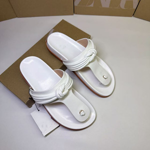 Infradito con Piattaforma Stile Europeo-Americano alla Moda per <span class=keywords><strong>Donna</strong></span>, <span class=keywords><strong>Scarpe</strong></span> Estive da Spiaggia Morbide Antiscivolo con Tomaia in PU e Suola in TPR - Product Image 6