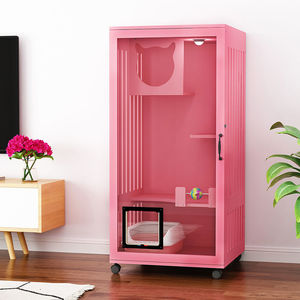 Fabrika toptan lüks ahşap kedi evi büyük kedi yatak kedi Hous kapalı özelleştirebilirsiniz - Product Image 5