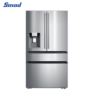 ตู้เย็นแบบประตูฝรั่งเศส Smad พร้อมเครื่องทำน้ำแข็งและตู้กดน้ำ - Product Image 6