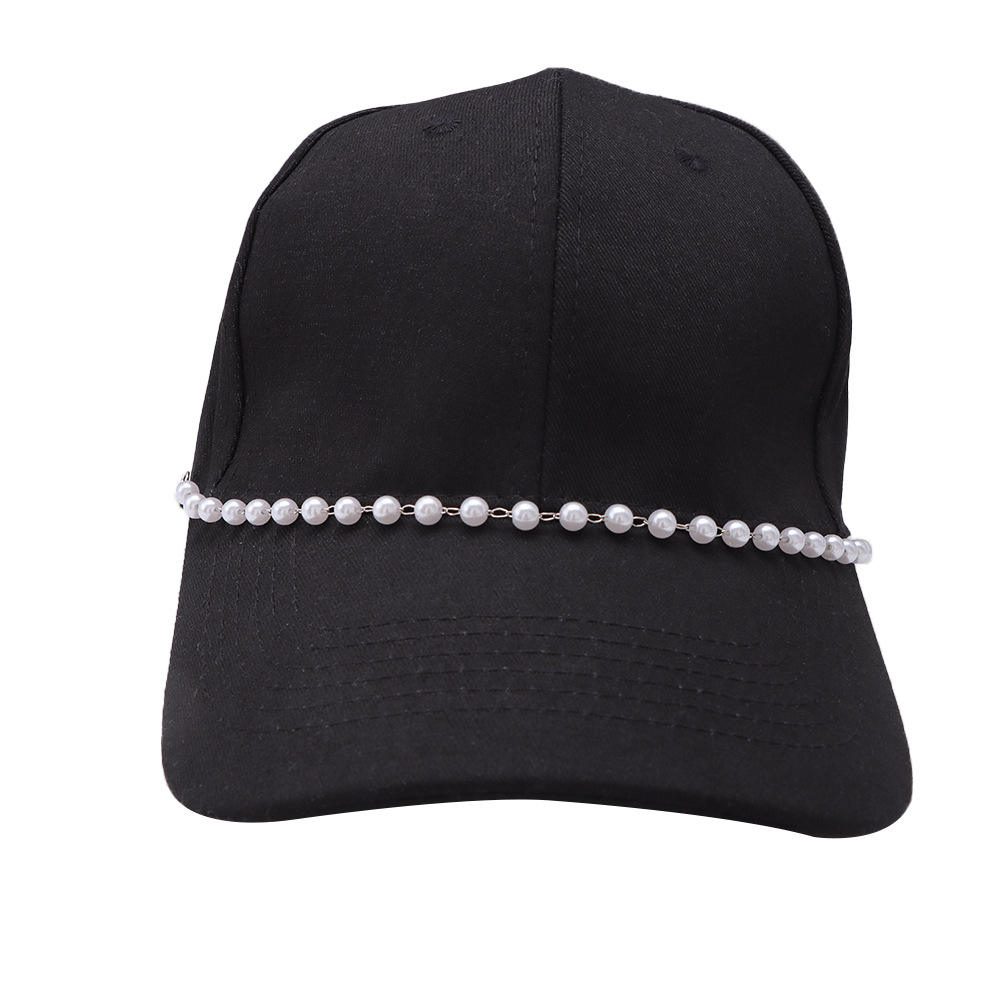 Cadena de perlas para sombrero