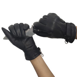 Guantes de Cuero Certificados <span class=keywords><strong>EN388</strong></span> Nivel 5 de Fábrica BSCI, Resistentes a Cortes, de Piel de Cabra, para Uso en Exteriores, Resistentes al Agua, Químicos y al Fuego - Product Image 5
