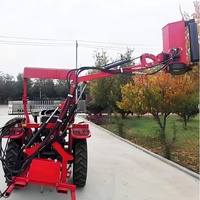 Tondeuse à gazon semi-rotative à bras oscillant avec suspension à trois points, vitesse du rotor 3000 tr/min, pour la coupe des mauvaises herbes, remorque portée par tracteur