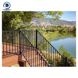 Optima Garde-corps de balcon en acier inoxydable avec revêtement en poudre de style contemporain, câble de 6 mm - Product Image 6