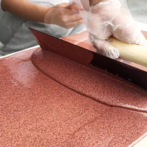 Peinture de revêtement de sol en époxy auto-nivelante avec sable coloré, application au rouleau/au pistolet pour garage et entrepôt - Product Image 1
