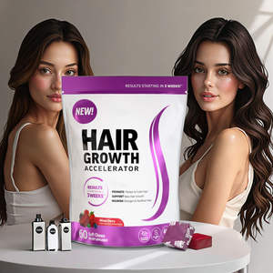 Gomitas de Biotina con Vitaminas para el Crecimiento del Cabello Saludable para Mujeres, Suplemento para la Caída del Cabello para Adultos, Sabor a Frutos Rojos Mixtos - Product Image 6