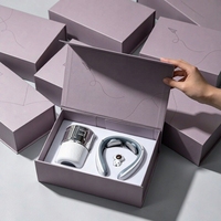 Boîte d'emballage personnalisée de luxe pour écouteurs intelligents, boîte à rabat magnétique, boîte cadeau rigide de qualité supérieure pour écouteurs sans fil, vente en gros