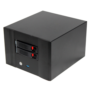 हॉट स्वैप 2 बेज मिनी nas सर्वर केस समर्थन sata sas saas sas sd के साथ Sata sc. - Product Image 3