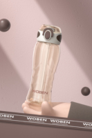 Bouteille d'eau personnalisée de 560 ml avec paille, anti-fuite, réutilisable pour le camping, les activités de plein air et l'école, en PP, pour eau bouillante, idéale comme cadeau