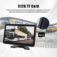 Système vidéo de gestion de flotte 4G ADAS, kit de sécurité DVR mobile 4 canaux MDVR, caméra pour bus scolaire, camping-car, voiture, moniteur d'écran de stationnement 360°