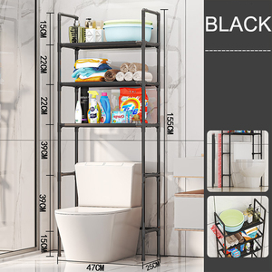 2024 nouveau <span class=keywords><strong>pas</strong></span> <span class=keywords><strong>cher</strong></span> 3 couches au sol salle de bain économiseur d'espace toilette <span class=keywords><strong>Machine</strong></span> <span class=keywords><strong>à</strong></span> <span class=keywords><strong>laver</strong></span> support de rangement - Product Image 5