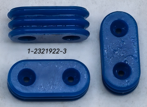1-2321922-3 Joint d'étanchéité en caoutchouc silicone bleu à 2 positions, -30-- 105 ° C [-22-- 221 ° Connecteur de fil - Product Image 3