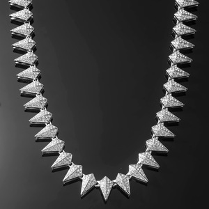 Collar Geométrico Chapado en Oro Estilo Hiphop Clásico, Superventas 2026, Cadena de Aleación Vintage para Hombre, Joyería de Moda - Product Image 4