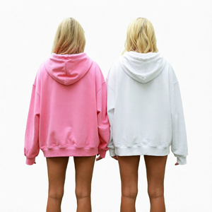 Pull-over tricoté surdimensionné personnalisé pour femme, sweat-shirt à col montant ou col rond, vente en gros, broderie personnalisée, personnalisation de pull vierge - Product Image 1