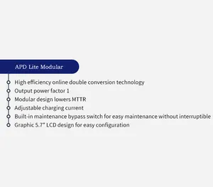 Visench + Power E OEM UPS 20KW 30KW 60KW 90KW 3 fase PF 0.99 baterai eksternal Ups Power Supply Online