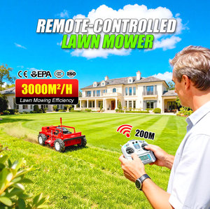 Factory Price Remote Control Lawn Cutter Gasoline <b>Engine</b> Wheeled Lawn Mower 600mm Grass Cutting Machine for Home Garden LHD-600 - Product Image 4