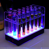 Support de Présentation Lumineux LED en Acrylique Personnalisé avec Logo, Plateau Lumineux pour Bouteilles et Boissons, Idéal pour KTV, Boîtes de Nuit et Bars - Vente Flash