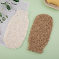 Gants de bain exfoliants naturels en polyester, fabriqués à partir de fibres de plantes d'agave, pour éliminer les peaux mortes et offrir des soins de la peau pendant la douche