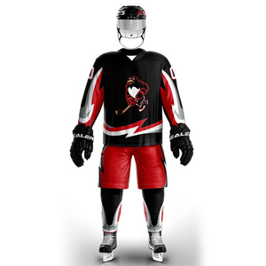 Uniformes de Hockey sobre Hielo de Alta Calidad para Equipos Masculinos, Conjunto de Uniformes Personalizados al por Mayor, Camisetas de Hockey Sublimadas y Cosidas OEM - Product Image 1