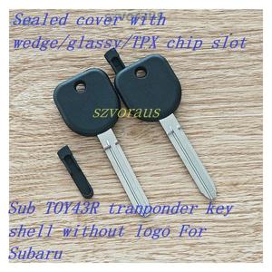 Alta Qualidade para <span class=keywords><strong>Subaru</strong></span> TOY43R Chave Do Carro Shell Chave <span class=keywords><strong>Transponder</strong></span> Sem Logotipo Tampa Selada com Cunha/Glassy/TPX Chip Slot - Product Image 2