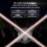 Vente en gros 52cm Z7H Écran d'hologramme 3D Ventilateur à LED Projecteur d'hologramme 3D Ventilateur à LED 3D d'hologramme
