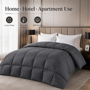 Luxuriöse Premium-Mikrofaser-Hülle Maßgefertigte Hotelqualität Gänsedaunen-Entendaunen Gefüllte Boxsteppung Wärmende Innenduvet-Einlage <span class=keywords><strong>Bettdecke</strong></span> - Product Image 3