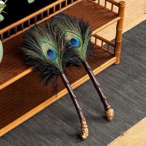 <span class=keywords><strong>Plumeau</strong></span> de nettoyage ménager polyvalent avec plumes de paon et d'autruche Vente en gros - Product Image 6