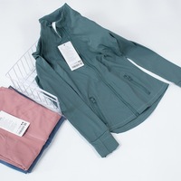 Pakaian Yoga Fitness Set Pakaian Yoga Wanita Jaket High Waist Define Jaket Wanita Tracksuit untuk Wanita Legging Yoga Atasan