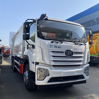 Camion à ordures compacteur FAW 18m3 haute efficacité 6*4 diesel hydraulique pour la collecte des déchets et l'assainissement