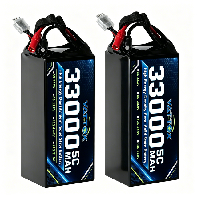 OEM ODM UAV Solid State 12S 33000mAh 340Wh/kg 3C 10C for VTOL Logistics Mapping Drone
