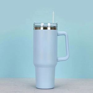 Bouteille isotherme K28 H1.0 40oz en acier inoxydable avec poignée, isolation thermique 12-24h, portable, pour café chaud/froid, cadeaux d'affaires, logo personnalisé - Product Image 3