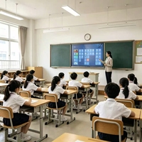 Tableau blanc interactif 4K de 55 pouces, écran tactile multi-touch, panneau tout-en-un, Android, Windows, affichage numérique pour l'éducation et les conférences