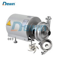 Pompe centrifuge sanitaire en acier inoxydable de marque DEYI, modèle SCP, pour produits laitiers, boissons, jus, bière, eau propre, qualité alimentaire 304