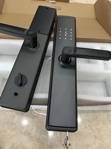 Cerradura Digital Inteligente Electrónica para Puerta con Huella Dactilar y RFID, Aleación de Aluminio para Puertas de Acero - HAOYUXING <span class=keywords><strong>HK10</strong></span> - Product Image 2