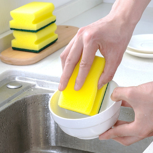 <strong>Kitchen</strong> U-type Durable Cleaning Sponge Nylon Rag <strong>Pad</strong> <strong>Kitchen</strong> Supplies - Product Image 4