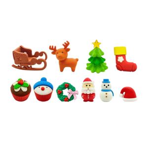 Gommes à effacer personnalisées pour Noël, vente chaude, fournitures scolaires pour étudiants, idéales comme cadeaux de festival - Product Image 2