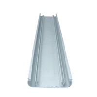 Profilés en U en aluminium personnalisés en usine d'extrusion pour portes coulissantes de douche
