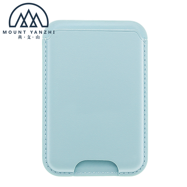 Mount Yanzhi Custom Luxury Fashion RFID Blocking Slim Magnetic Card Holder Genuine Leather Shockproof Mobile Phone Cover Phones