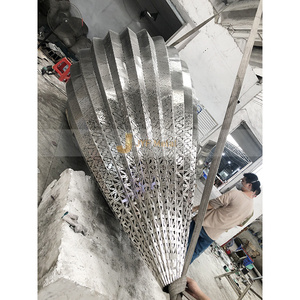 ประติมากรรมโลโก้กันน้ำสำหรับองค์กรวิทยาลัยทำจากสแตนเลสงานอาร์ตเดคโคทำจากโลหะ M109 - Product Image 3