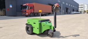 Mini Tractor de Remolque Eléctrico de 1.5 Toneladas 4X4 con Neumáticos para Terreno Accidentado, Uso en Construcción, Operación de Pie - Product Image 4